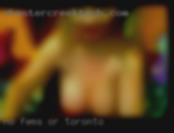 No fems or effeminate Toronto men.